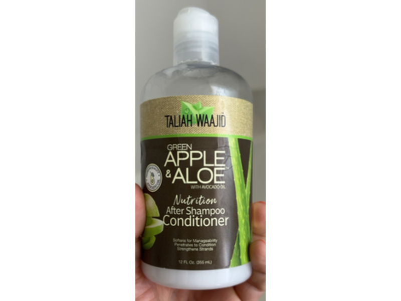 Taliah Waajid Nutrition After Shampoo Conditioner, Green Apple & Aloe, 12 fl oz/355 mL
