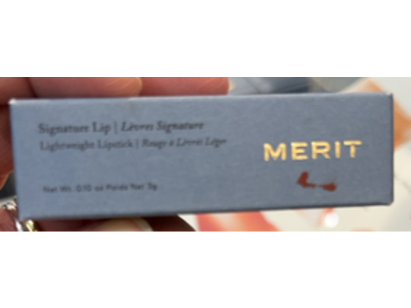 Merit Signature Lip Lightweight Lipstick, Cabo, 0.10 oz/3 g