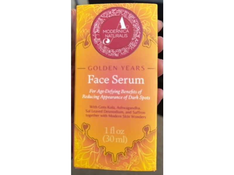 Modernica Naturals Golden Years Face Serum, 1 fl oz/30 mL