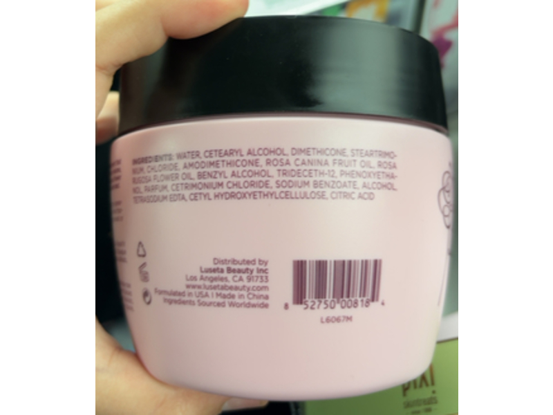 Luseta Hair Mask, Rose Oil, 16.9 fl oz/500 mL