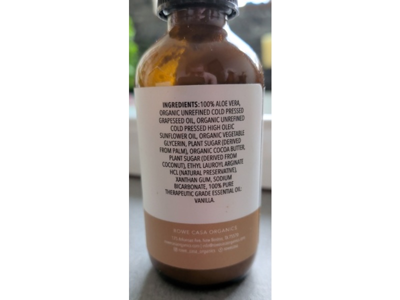 Rowe Casa Organics Body Care Collection Moisturizing Hand Lotion, Vanilla + Cocoa, 2 fl oz/59 mL