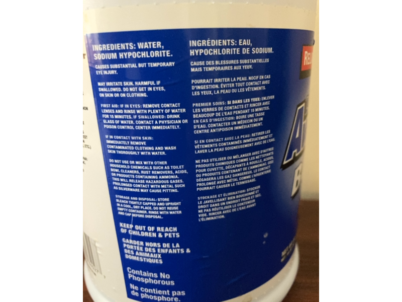 La's Totally Awesome Bleach, Fresh Scent, 64 oz/1.89 L