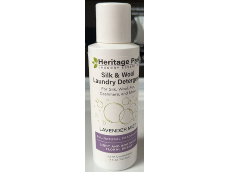 Heritage Park Silk & Wool Laundry Detergent, Lavender Mist, 4 fl oz/118 mL