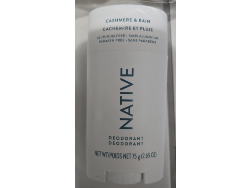 Native Deodorant, Cashmere & Rain,2.65 oz/75 g