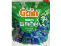 Gain Flings Liquid Detergent Pacs, Waterfall Delight, 10 oz/291 g, 15 Count - thumbnail 2