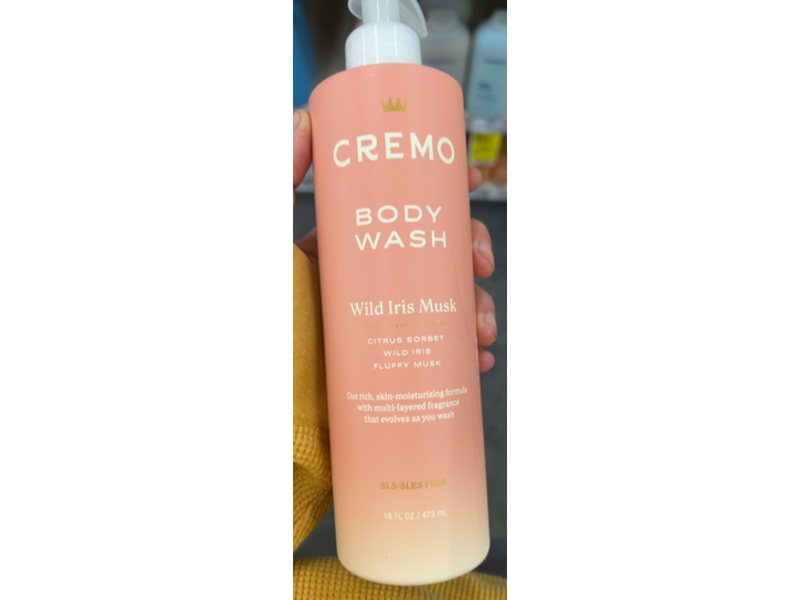 Cremo Body Wash, Wild Iris Musk, 16 fl oz/473 mL