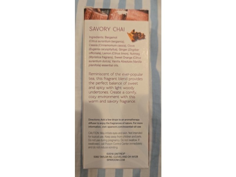 Sparoom Sovory Chai Natural Essential Oil Blend, Smoothe, 10 mL