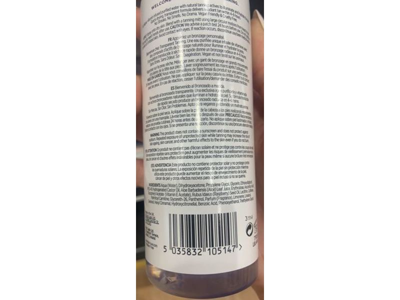 Tan-Luxe The Water Hydrating Self-Tan Water, Medium/Dark, 6.76 fl oz/200 mL