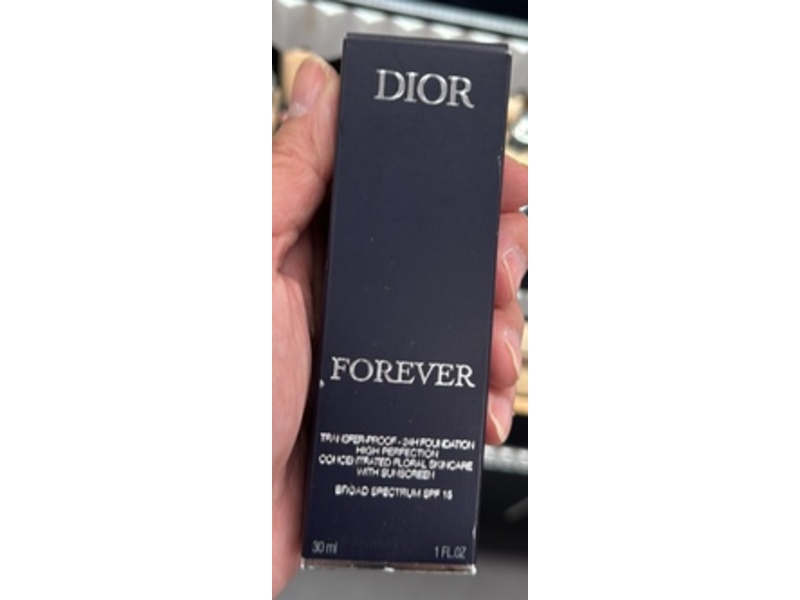 Dior Forever Transfer-Proof Foundation, SPF 15, 2 Warm Peach, 1 fl oz/30 mL