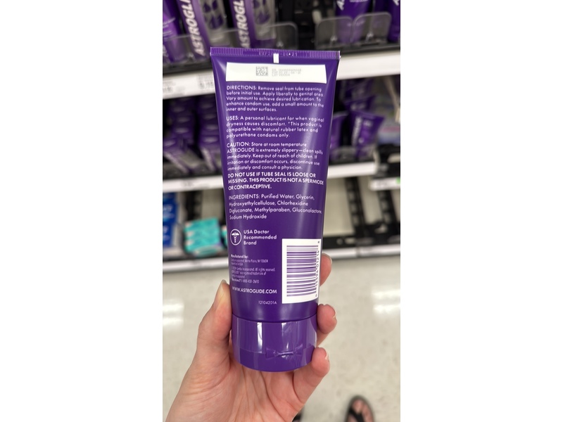 Astroglide Water Based Personal Lubricant Gel, 7 oz/198 g