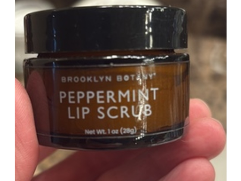 Brooklyn Botany Lip Scrub, Peppermint, 1 oz/28 g