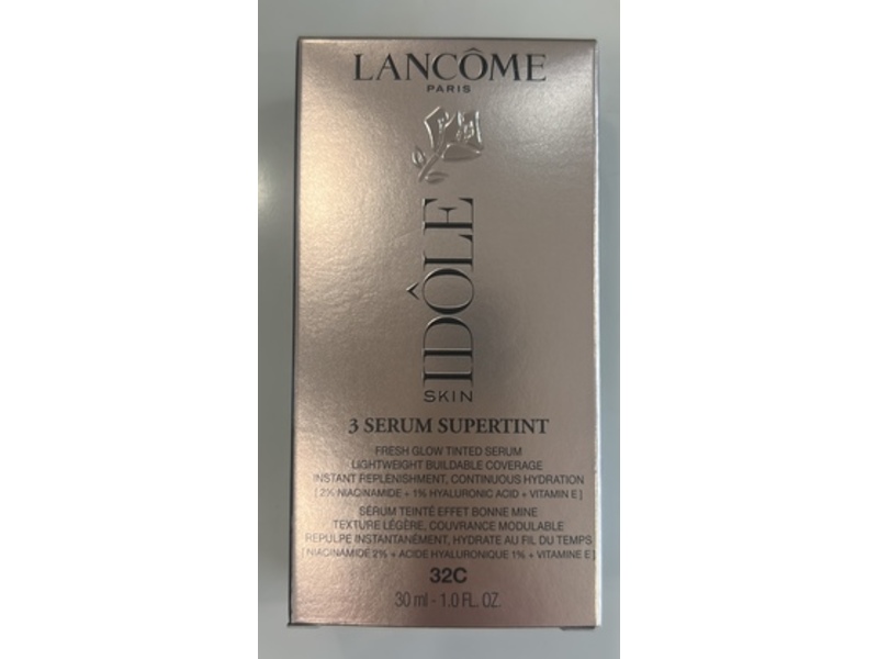 Lancome Paris Idole Skin Fresh Glow Tinted Serum, 32C, 1.0 fl oz/30 mL