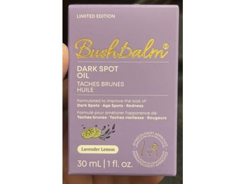 Bushbalm Dark Spot Oil , Lavender Lemon, 1 fl oz/30 mL