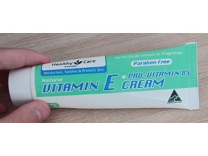 Healthy Care Natural Vitamin E + Pro-Vitamin B5 Cream, 50g