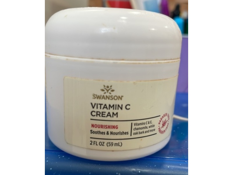 Swanson Vitamin C Cream, 2 fl oz/59 mL