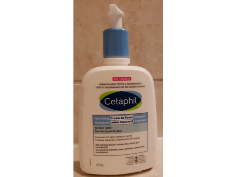 Cetaphil Hydrating Cream To Foam Cleanser, 473 mL