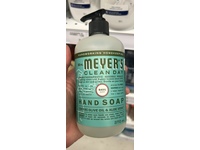 Mrs Meyers Clean Day Hand Soap, Basil Scent, 12.5 fl oz/370 mL - Image 3