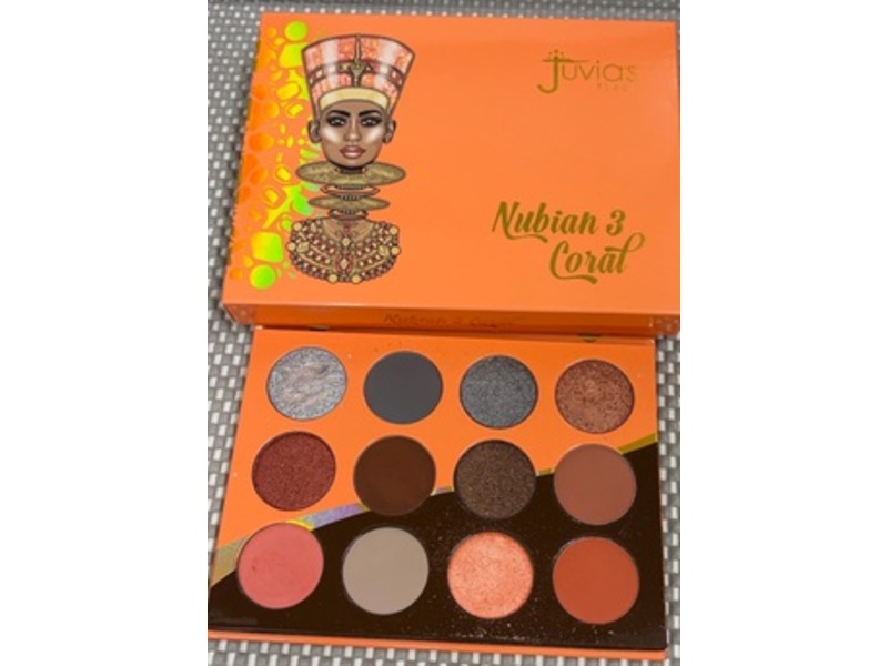 Juvia's Place The Nubian 3 Coral Eyeshadow Palette, 0.63 oz/18 g