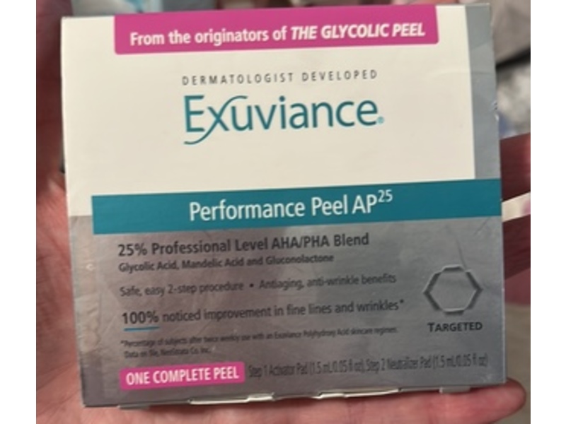 Exuviance Performance Peel AP25, 0.05 fl oz/1.5 mL, 12 Count