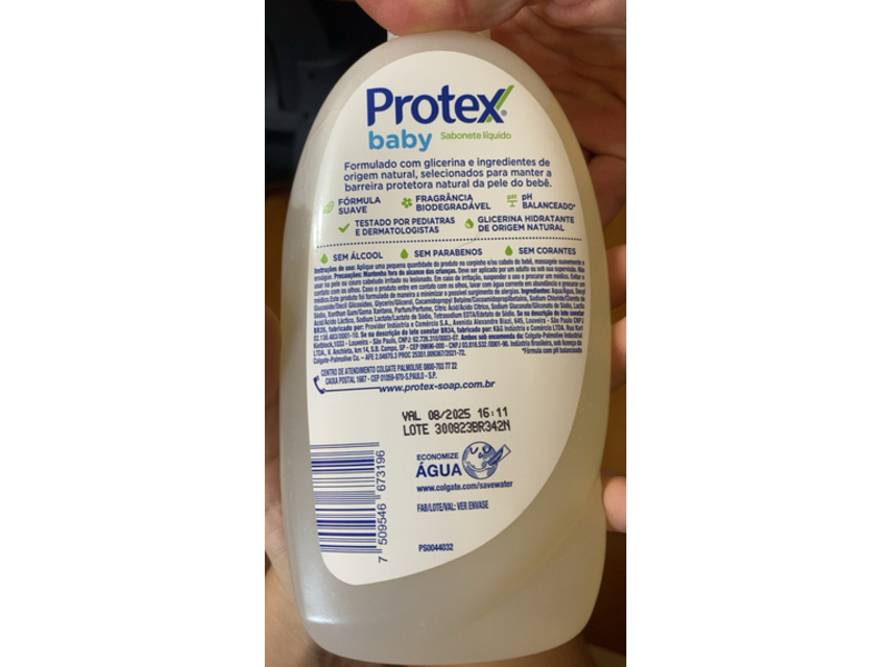 Protex Baby Natural Glycerin Baby Liquid Soap, 400 mL