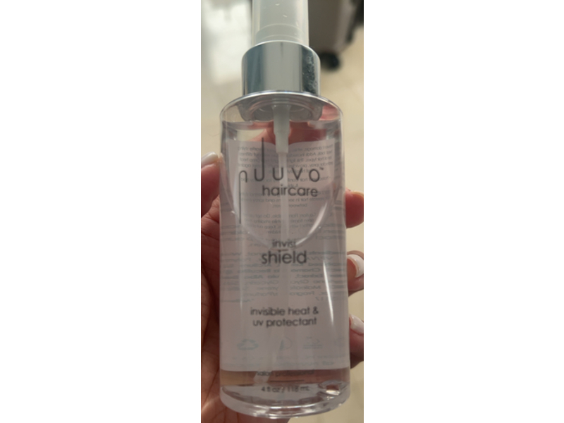 Nuuvo Haircare Invisi Shield Invisible Heat & UV Protectant Spray, 4 fl oz/118 mL