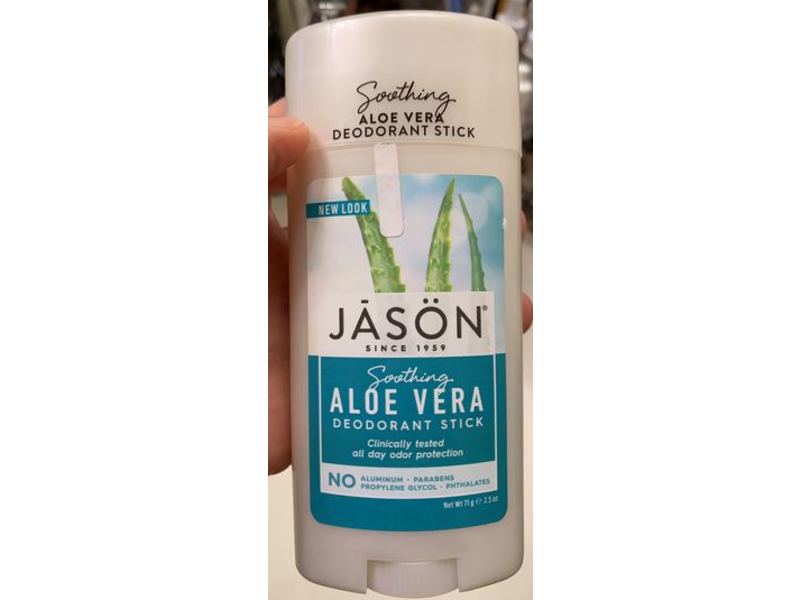 Jason Soothing Aloe Vera Deodorant Stick, 2.5 oz/71 g