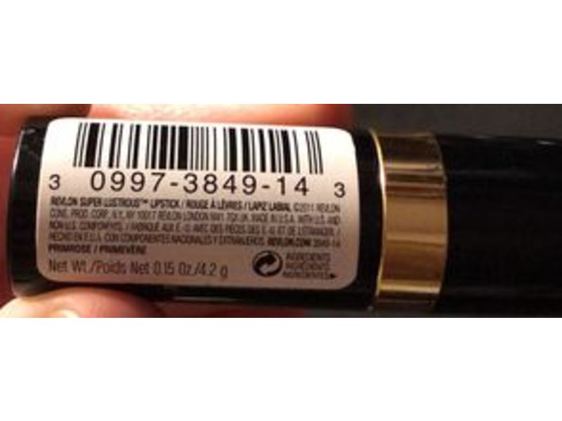 Revlon Super Lustrous Lipstick, Primrose 668, 0.15 oz/4.2 g