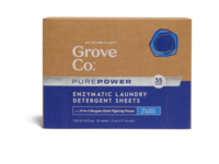 Grove Co Purepower Enzymatic Laundry Detergent Sheets, Sea Salt & Indigo, 35 Loads, 5.55 oz/157.3 g, 35 Count - Image 2