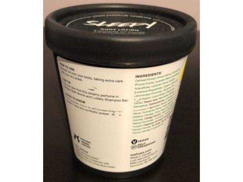 Lush Sleepy Body Lotion, Lavender Scented, 7.4 fl oz