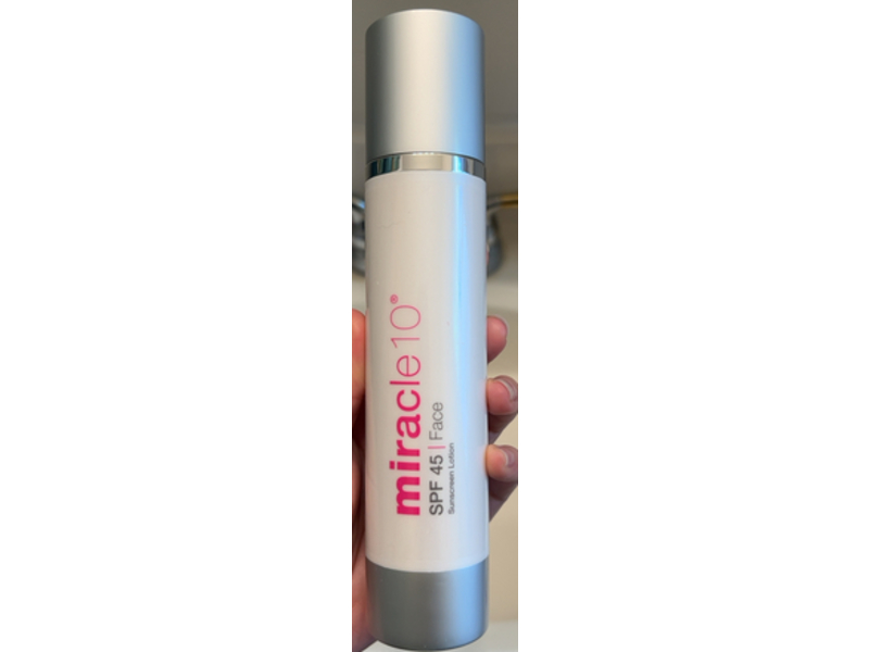 Miracle Face Sunscreen Lotion, SPF 45, 4.1oz/120 mL