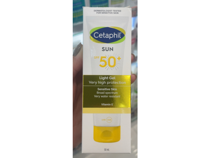 Cetaphil Vitamin E Sun Light Gel, SPF 50+, 50 mL