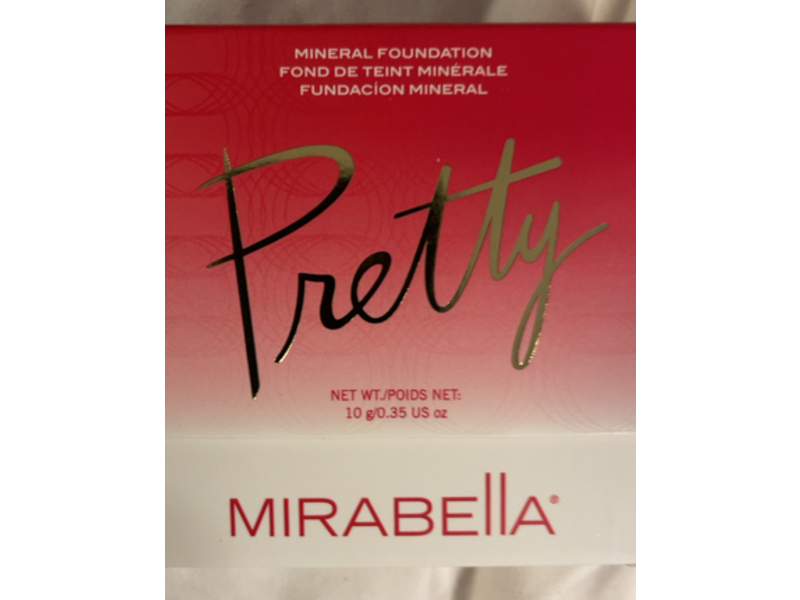 Mirabella Pretty Pressed Mineral Powder Foundation, Original Light II, 0.35 oz/10 g