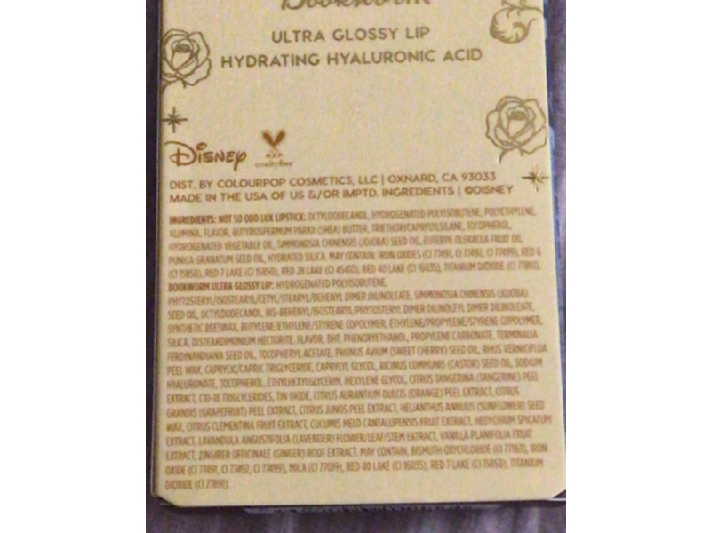 Colourpop Disney Beauty & The Beast Lipstick & Lip Gloss Duo, Great Adventure