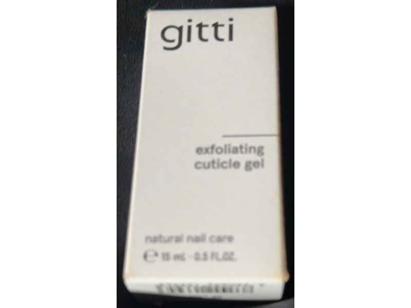 Gitti Exfoliating Cuticle Gel, 0.5 fl oz/15 mL