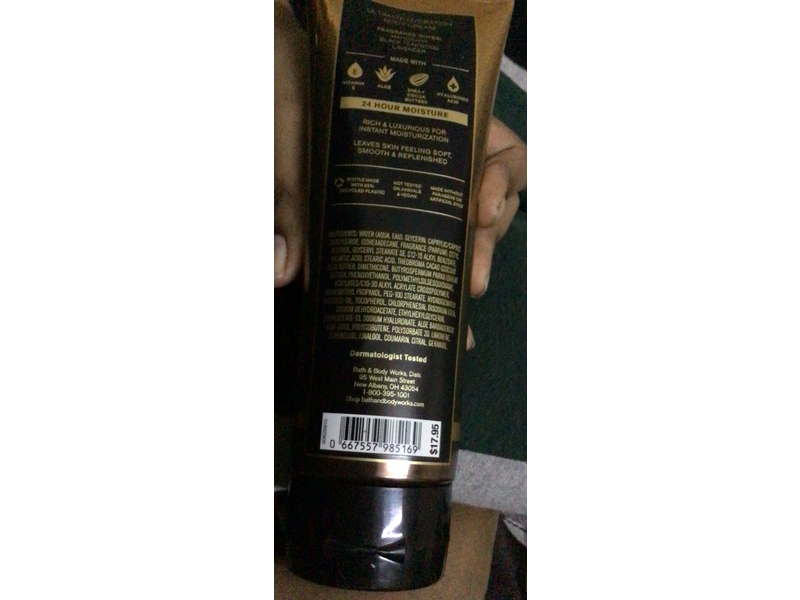 Bath & Body Works Ultimate Hydration Body Cream, Mahogany Teak Wood, 8 oz/226 g