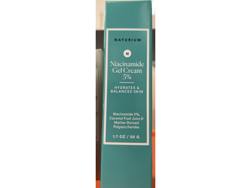 Naturium Face Moisturizer Gel Cream 5% , Niacinamide , 1.7 oz/50 g