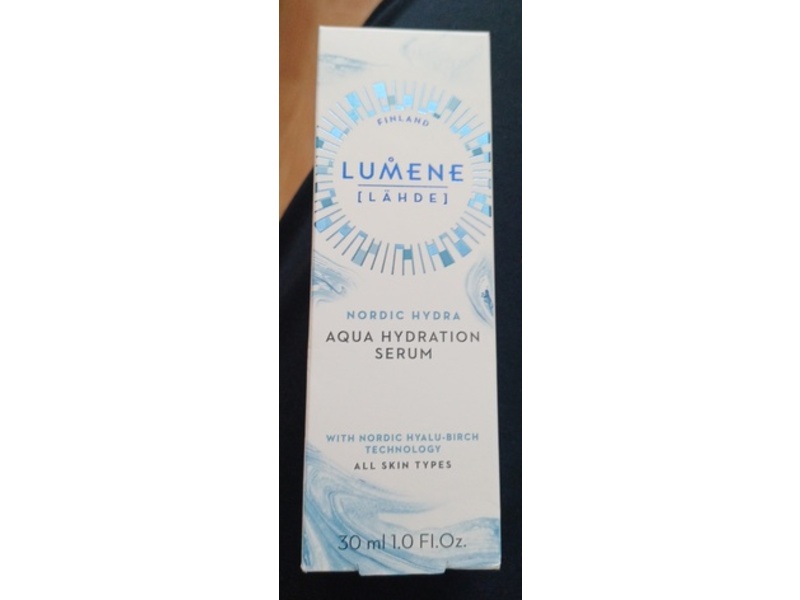 Lumene Nordic Hydra Aqua Hydration Serum, 1 fl oz/30 mL