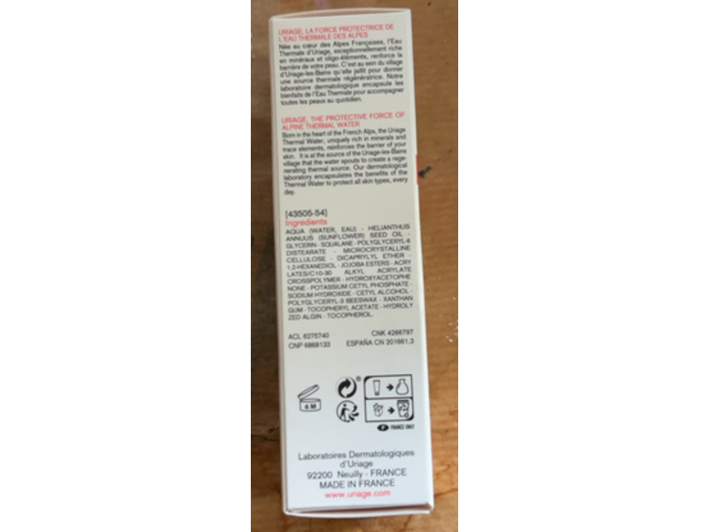 Uriage Eau Thermale Tolederm Control Fresh Soothing Eyecare, 0.5 fl oz/15 mL