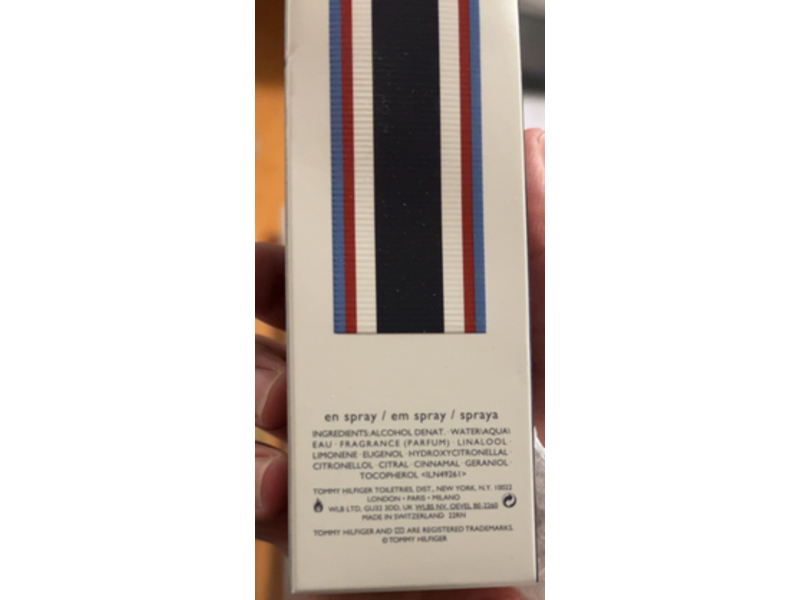 Tommy Eau de Toilette Spray, Cinnamon, Citrus, Tangy, 1.0 fl z / 30 mL