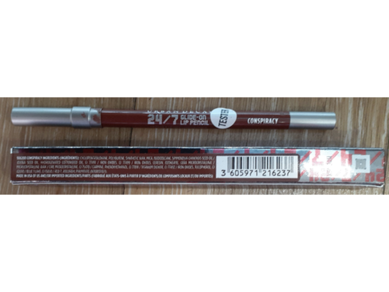 Urban Decay 24/7 Glide On Lip Pencil, Conspiracy, 0.04 fl oz/1.2 g