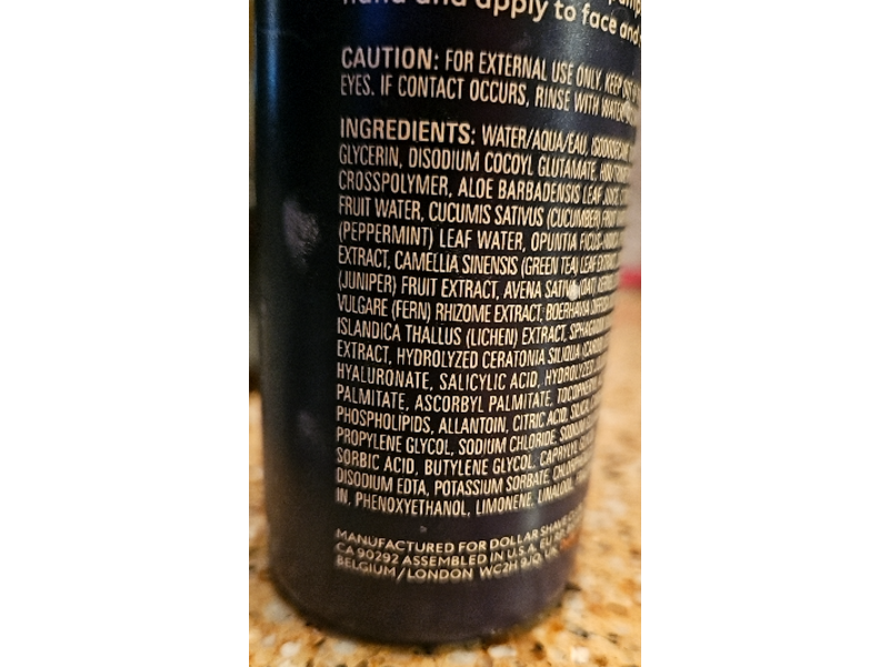 Dollar Shave Club Post Shave Dew, 3.4 fl oz/100 mL, Pack Of 2