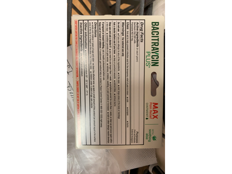 Feulover Bacitraycin First Aid Antibiotic Fast Pai Relief, 1 oz/28 g