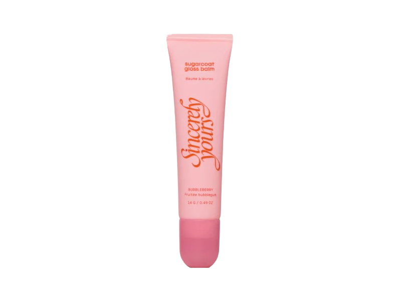 Sincerely Yours Sugarcoat Gloss Balm, Bubbleberry, 0.49 oz/14 g