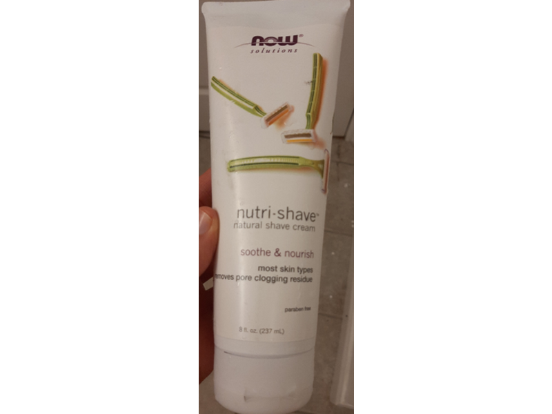 Now Foods Nutri-Shave Natural Shave Cream, 8 fl oz/237 mL