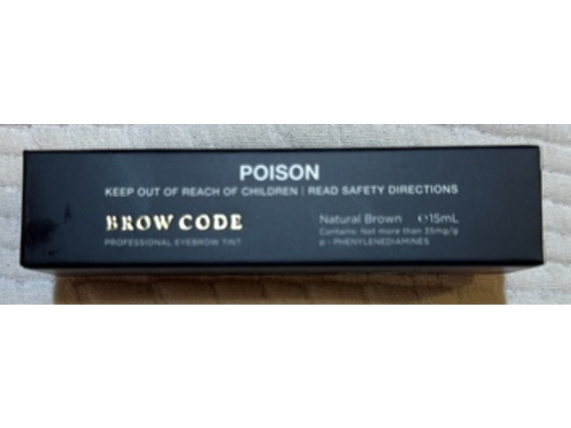 Brow Code Eyebrow Tint, Natural Brown, 15 mL