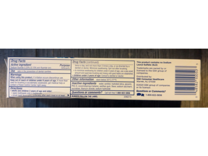 Biotene Fluoride Toothpaste, Fresh Mint, 4.3 oz/121.9g