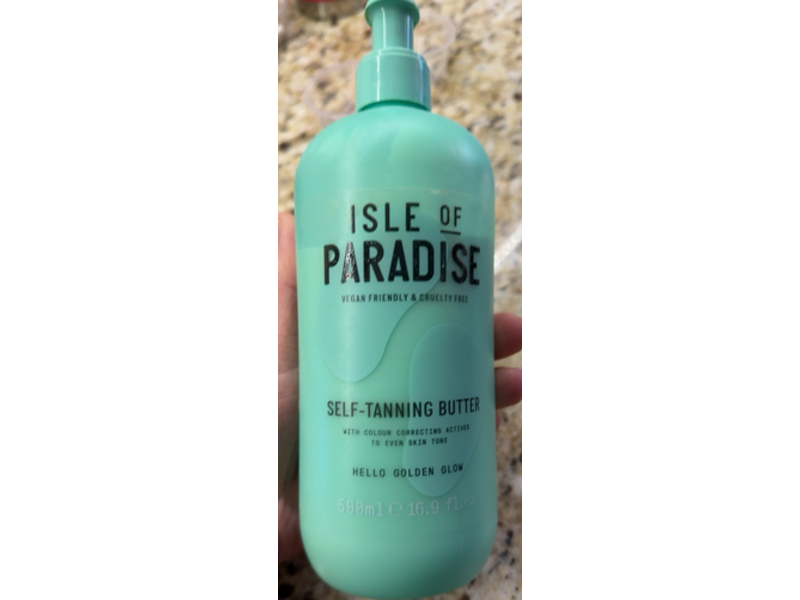 Isle Of Paradise Self- Tanning Butter, Gloden Glow, 16.9 fl oz/500 mL