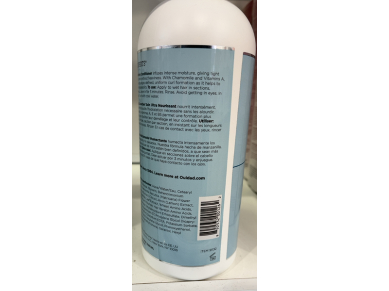 Ouidad Curl Quencher Moisturizing Conditioner, 33.8 fl oz/1 L