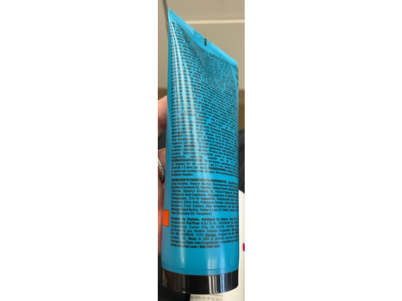 Sexy Hair Healthy Imperfect Fruit Strengthening Anti-Breakage Mask, Nectarine, 6.8 fl oz/200 mL