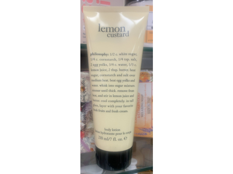 Philosophy Body Lotion, Lemon Custard, 7 fl oz/210 mL